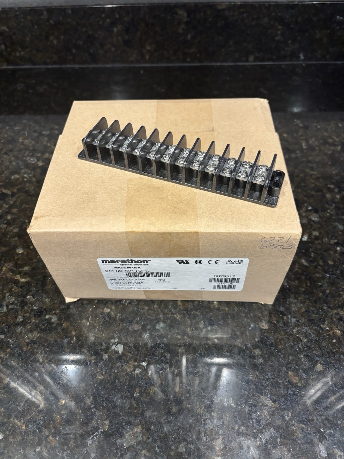Marathon Special Products 621 RZ 12 Connector Terminal Blocks 13 Pack NEW