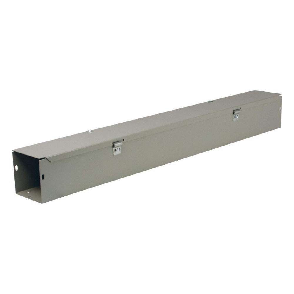 WIEGMANN HS442NK Straight Wireway,NEMA 1,Length 2 Ft,Gray 2VE24
