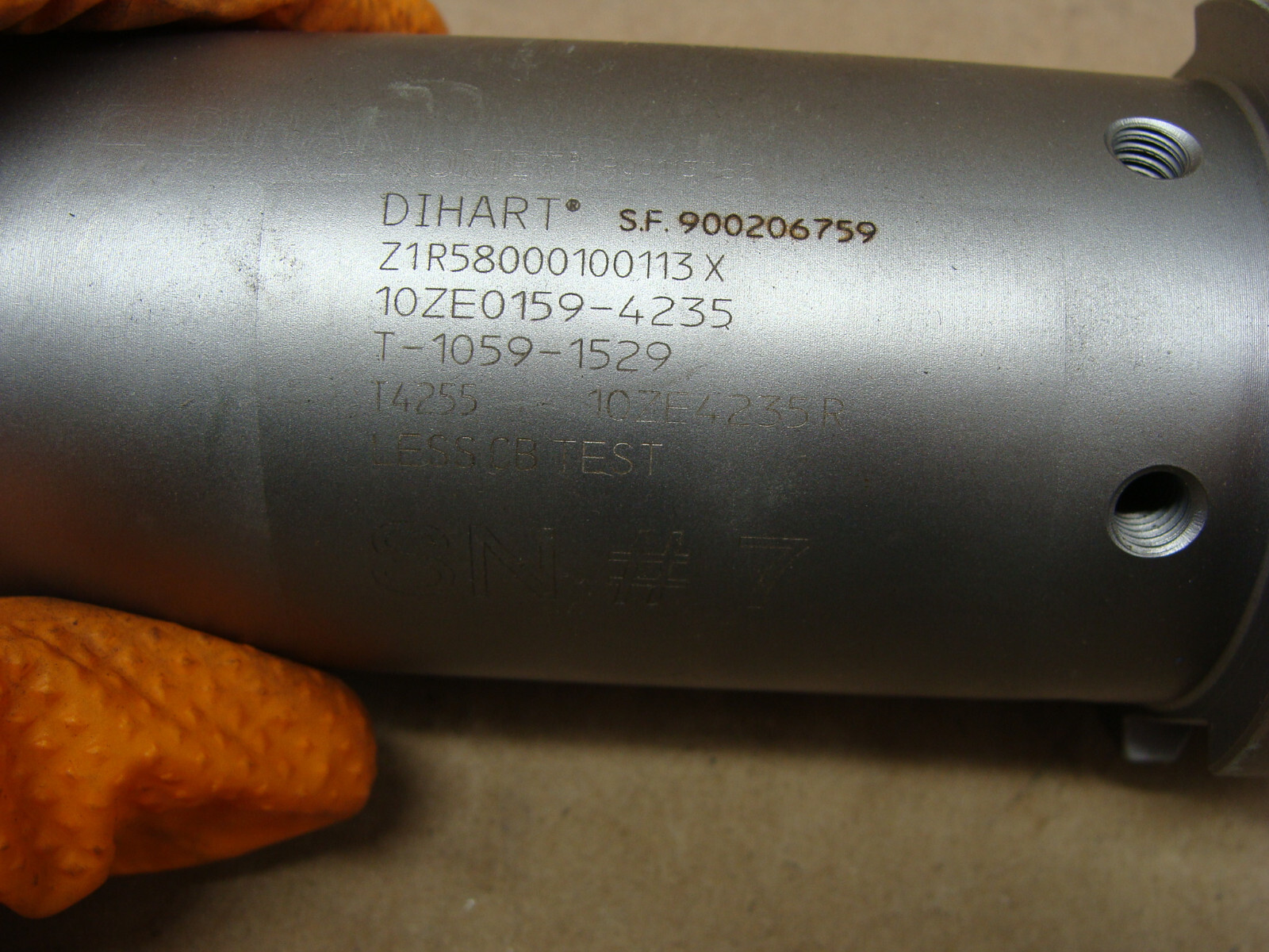DIHART REAMER T-1059-1529 10ZE0159-4235 Z1R58000100113X T4255 10ZE4235R