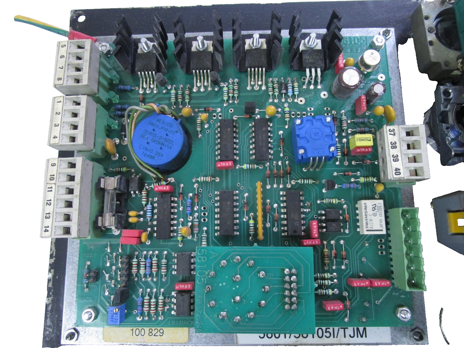 Finn-Power 58105 Swaging Control Panel FP-572024A Ver 5.2 5801/58105I/TJM