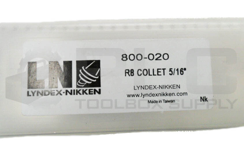 NEW LYNDEX-NIKKEN 800-020 R8 COLLET 5/16″