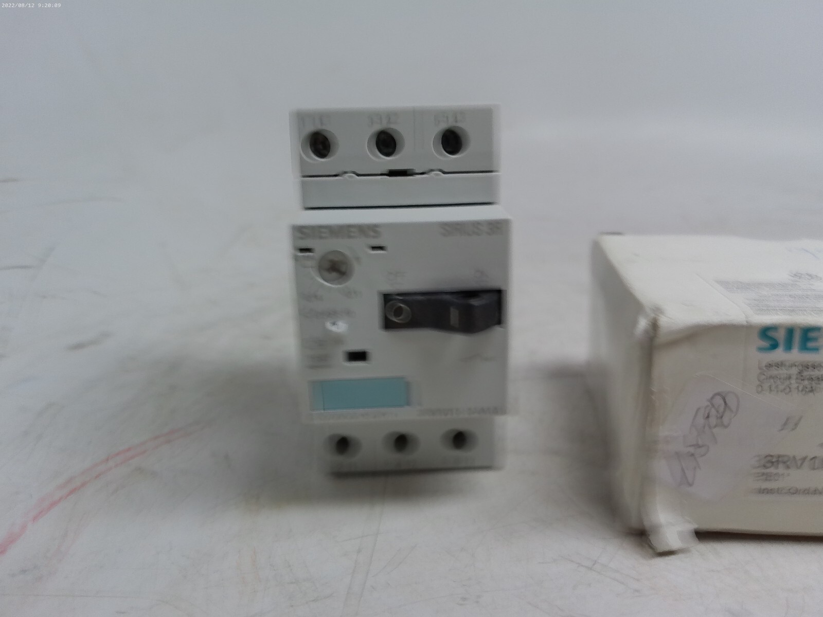 New Siemens 3RV1011-0AA10 Circuit Breaker (.11 to .16 Amp)