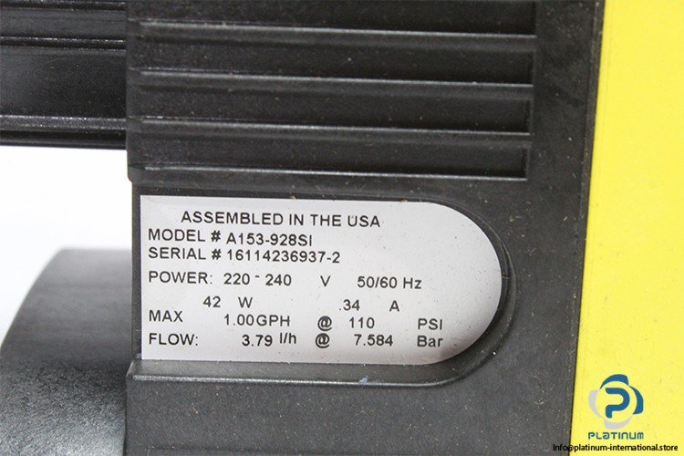 ROYTRONIC LMI A153-928SI METERING PUMP_SO2744048.2.0_FastPrime Head + 4FV_42 W