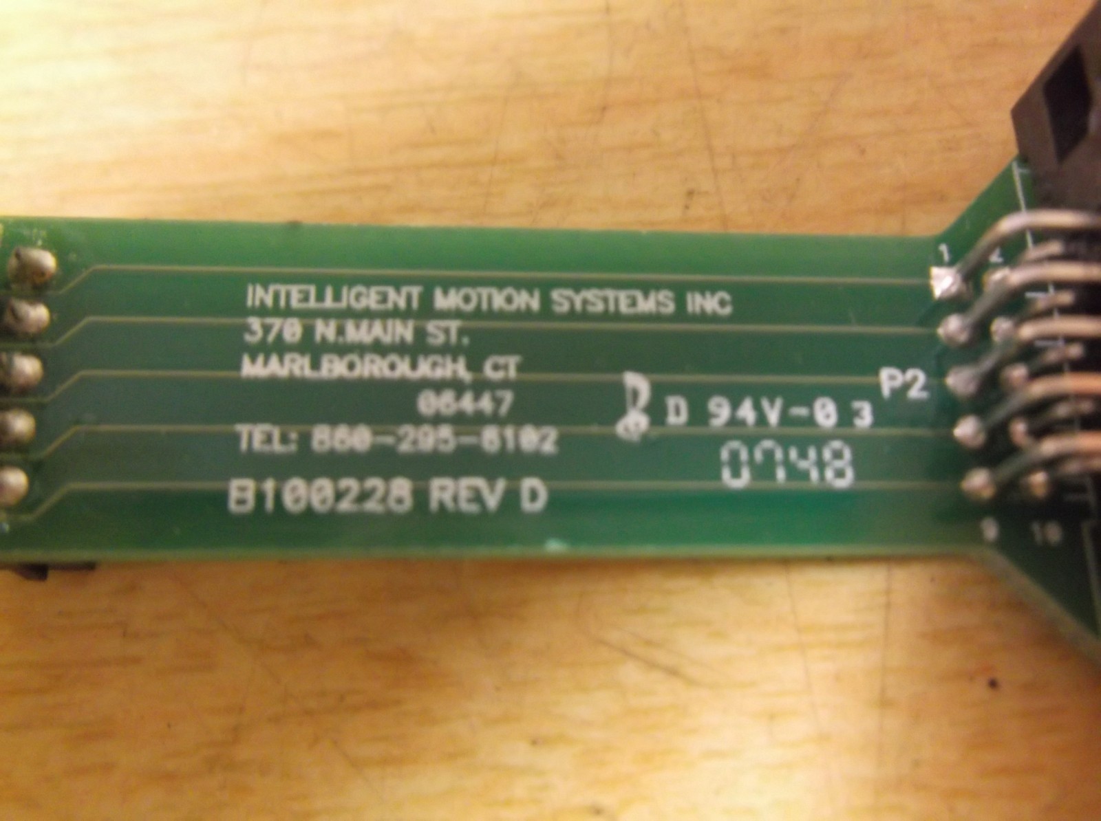NEW Intelligent Motion Systems IMS MD-ADP-H 301085004 Circuit B100228 Rev. D