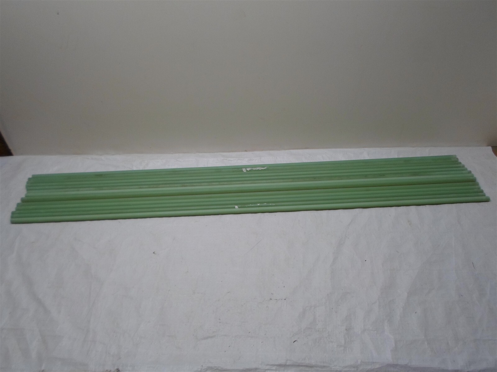 Qty = 13 Plastic Rods: ThyssenKrupp Materials NA AIN Plastics, 1/2″ x 48 1/8″