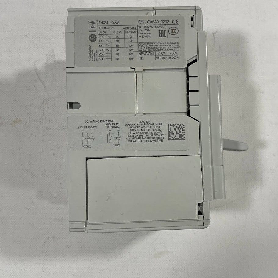 New – Allen Bradley 140G-H3C3-C60 Circuit Breaker 60 A