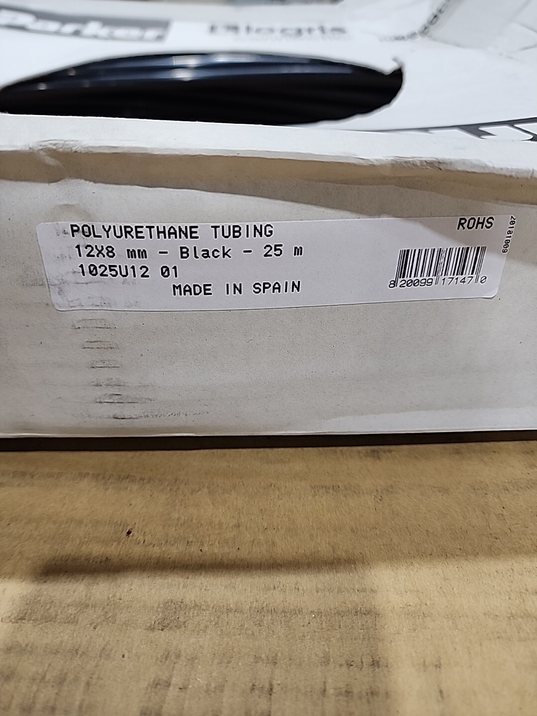 Parker 1025U1201 Legris Polyurethane Tube 12x8mm New NFP