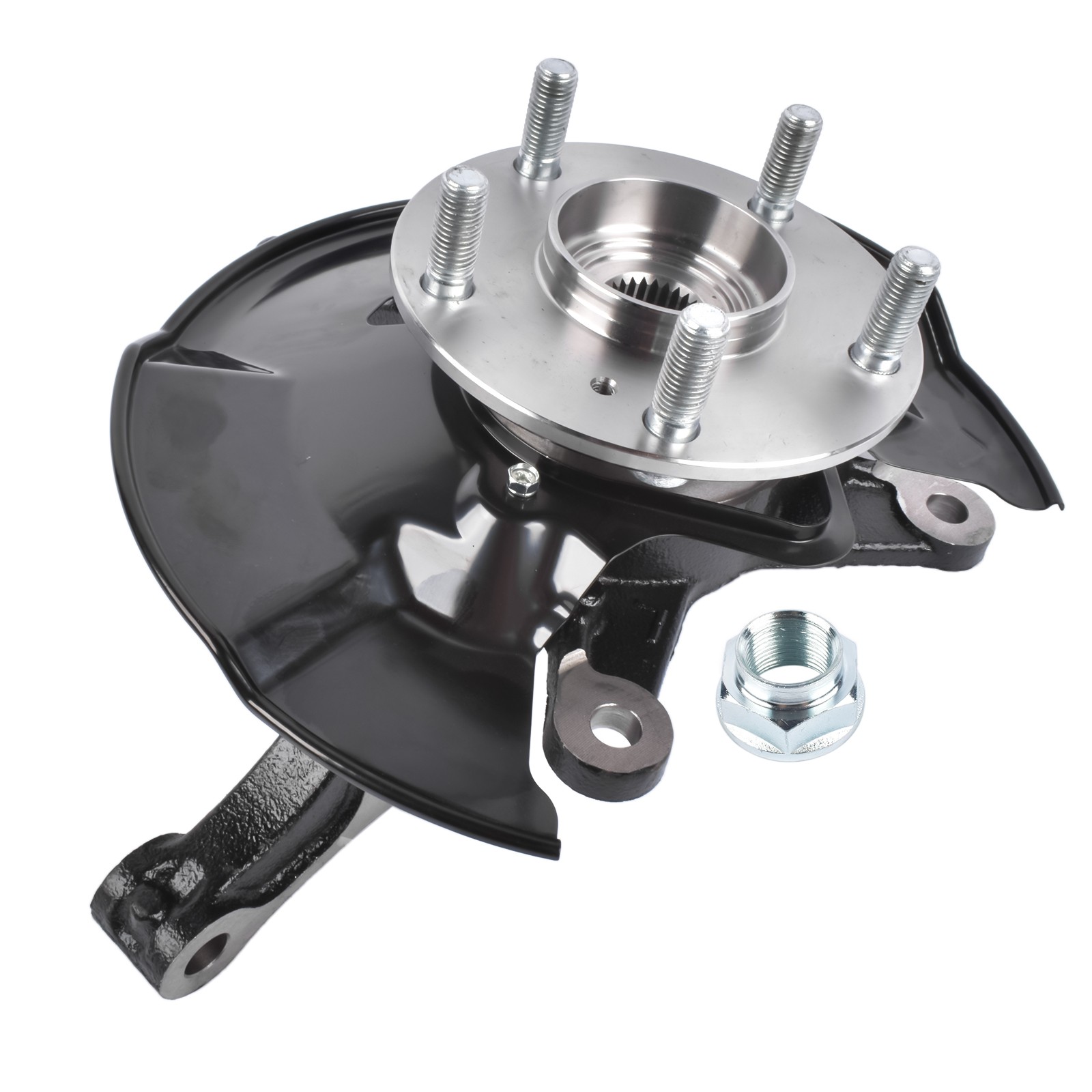 Front Left Steering Knuckle & Hub Bearing Assy for 2012 Honda Civic 1.5L/1.8L