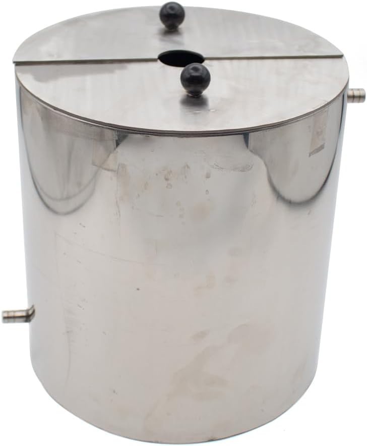 3L Lab Dispersion Tank Dual-Layer Stainless Steel Mixing Tank w/ Cooling Jacket