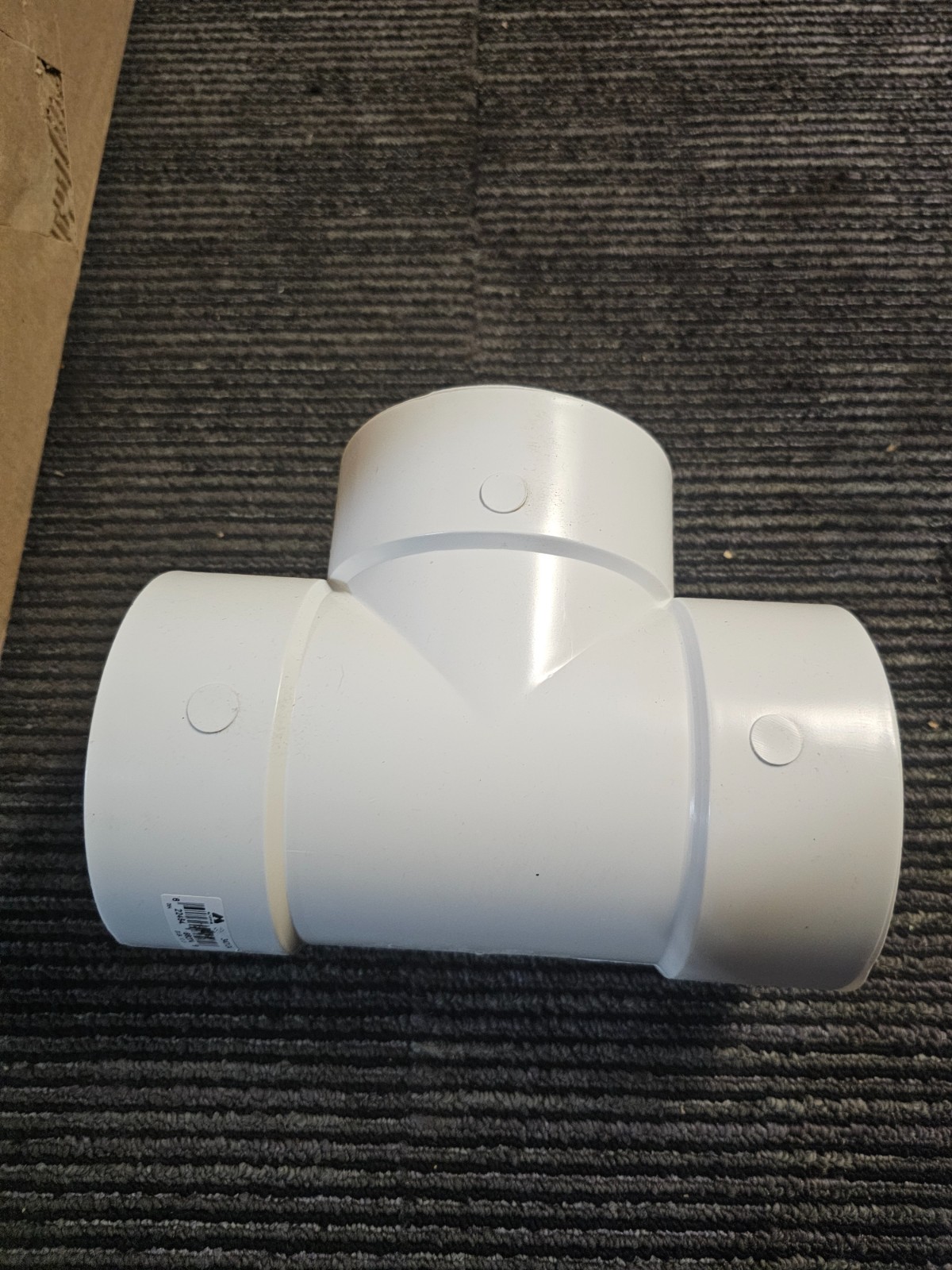 (QTY 24) Multi-Fittings 340104 4″x4″x4″ All Hub Connection Sewer SDR 35 PVC Tee