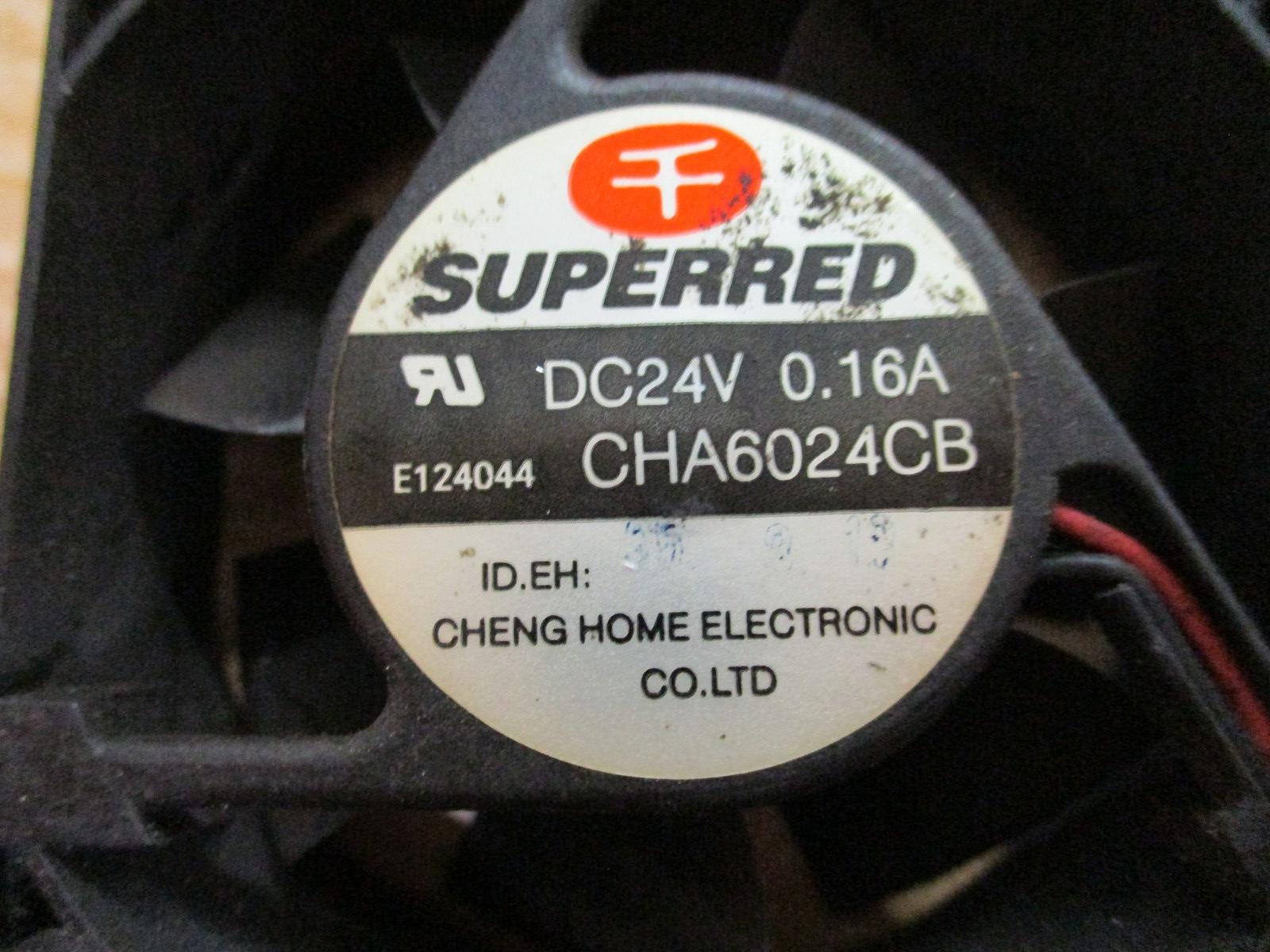 Cheng Home Electric CHA6024CB SuperRed Axial Fan