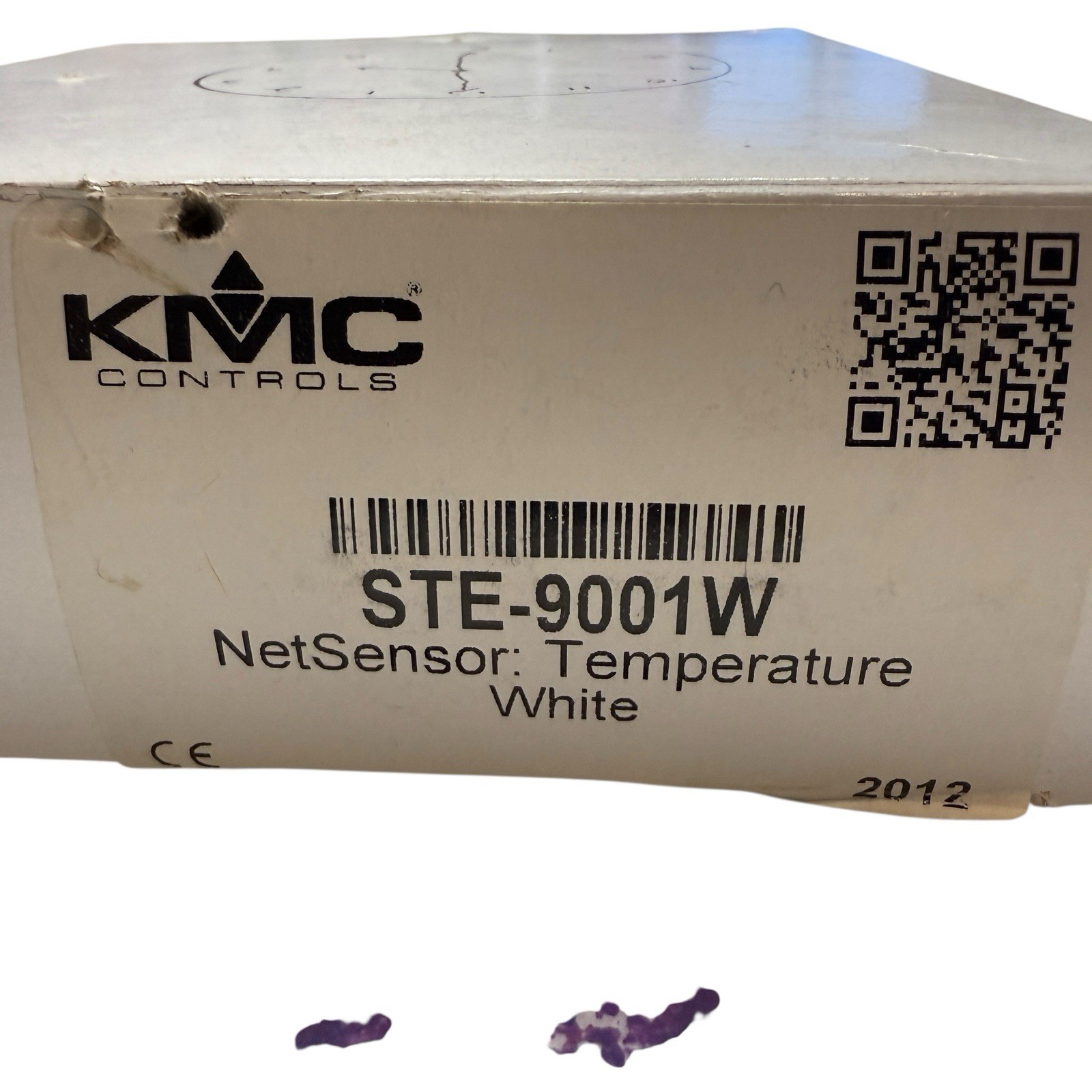 KMC Controls STE-9001W NetSensor Room Temperature Sensor White New Open Box
