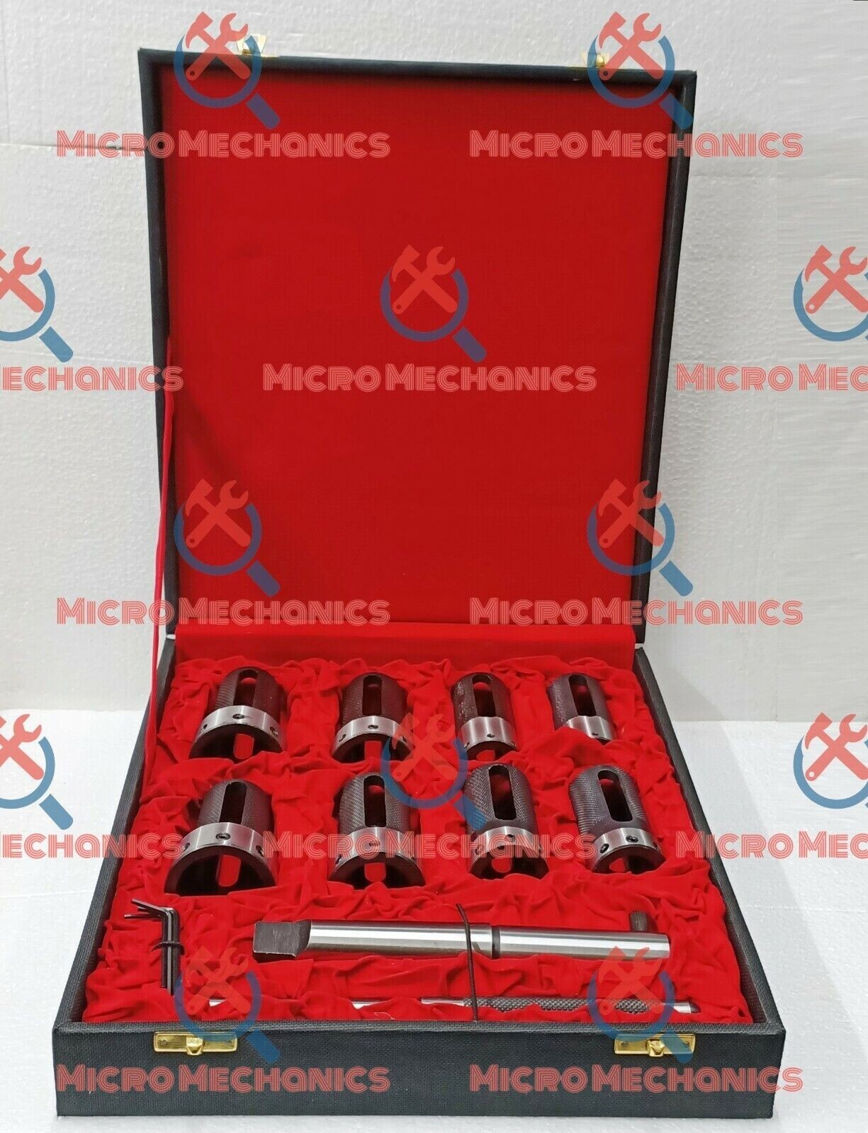 MT2 Lathe Tailstock Die Holder Set Floating Type 2MT Shank Lathe Threading Kit