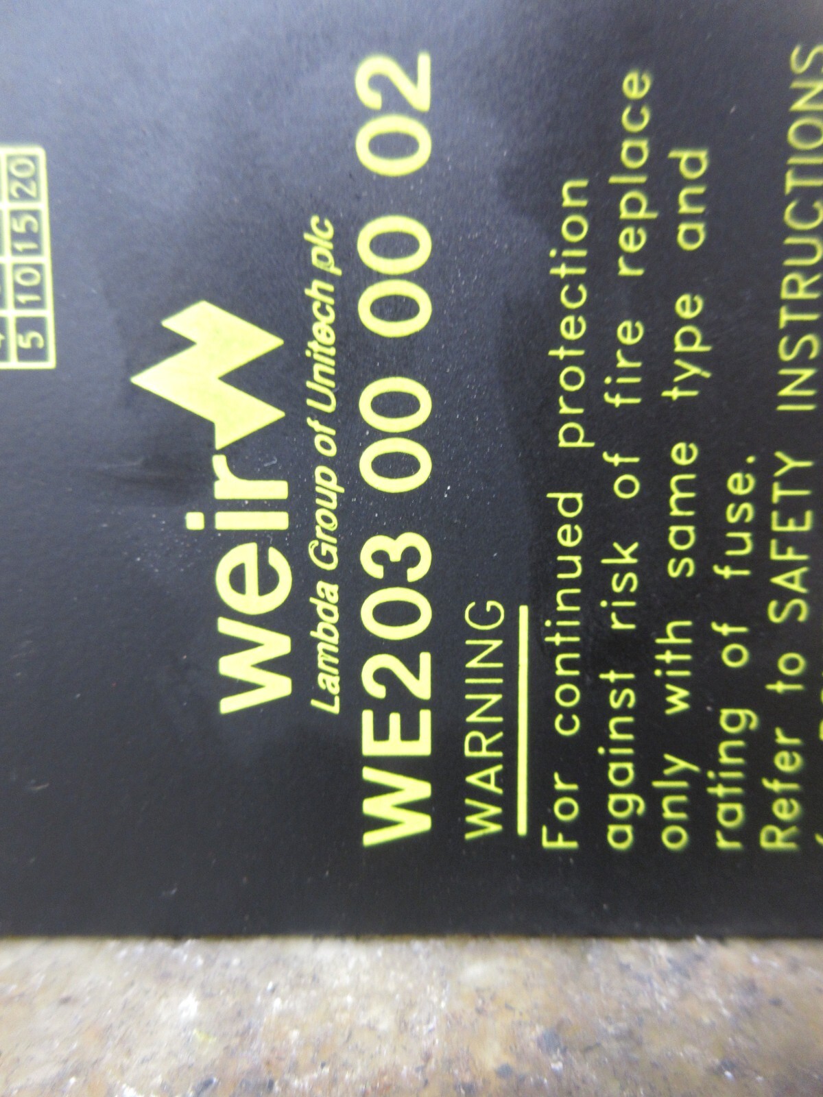 *SPECIAL PRICE* LAMBDA POWER SUPPLY WEIR WE203 00 00 02 RV151 RV150 WE2030000002