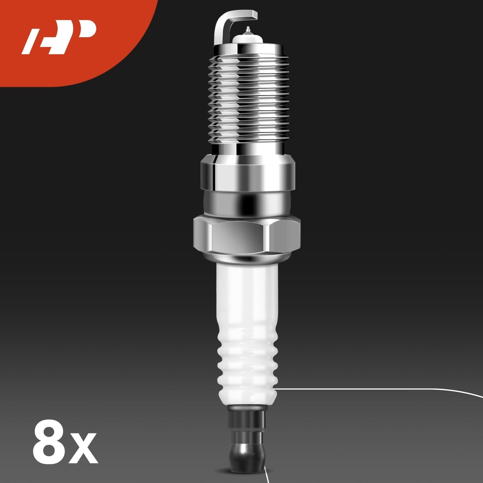 A-Premium 2x (Blue) Ignition Coil Pack and 8x Iridium Spark Plugs | Compatibl…