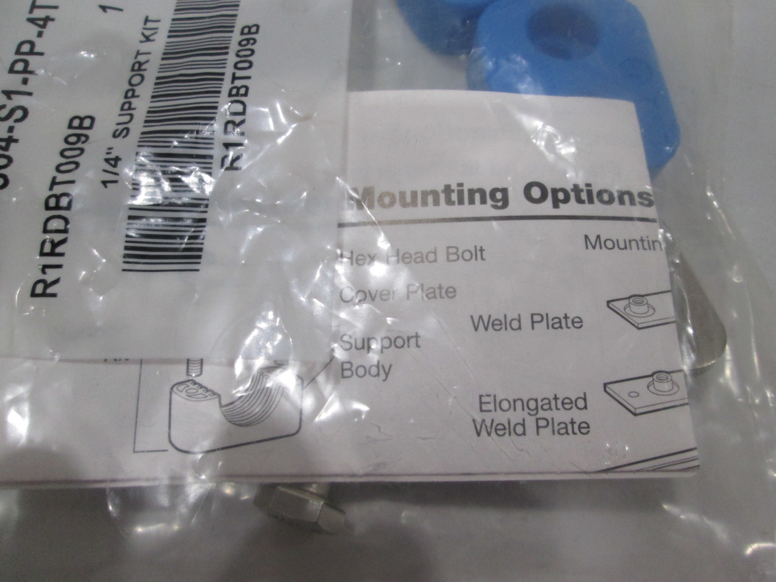 Swagelok, 304-S1-PP-4T, 1/4″ Support Kit, New