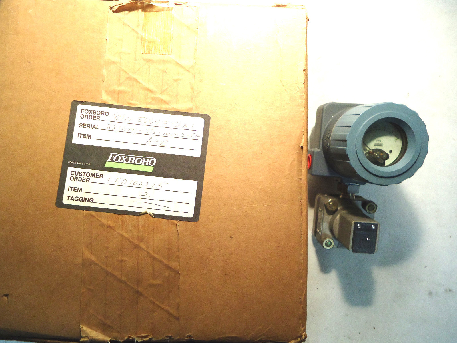 NEW IN BOX FOXBORO 821GM-IS1MM2-CM ELECTRONIC GAUGE PRESSURE TRANSMITTER
