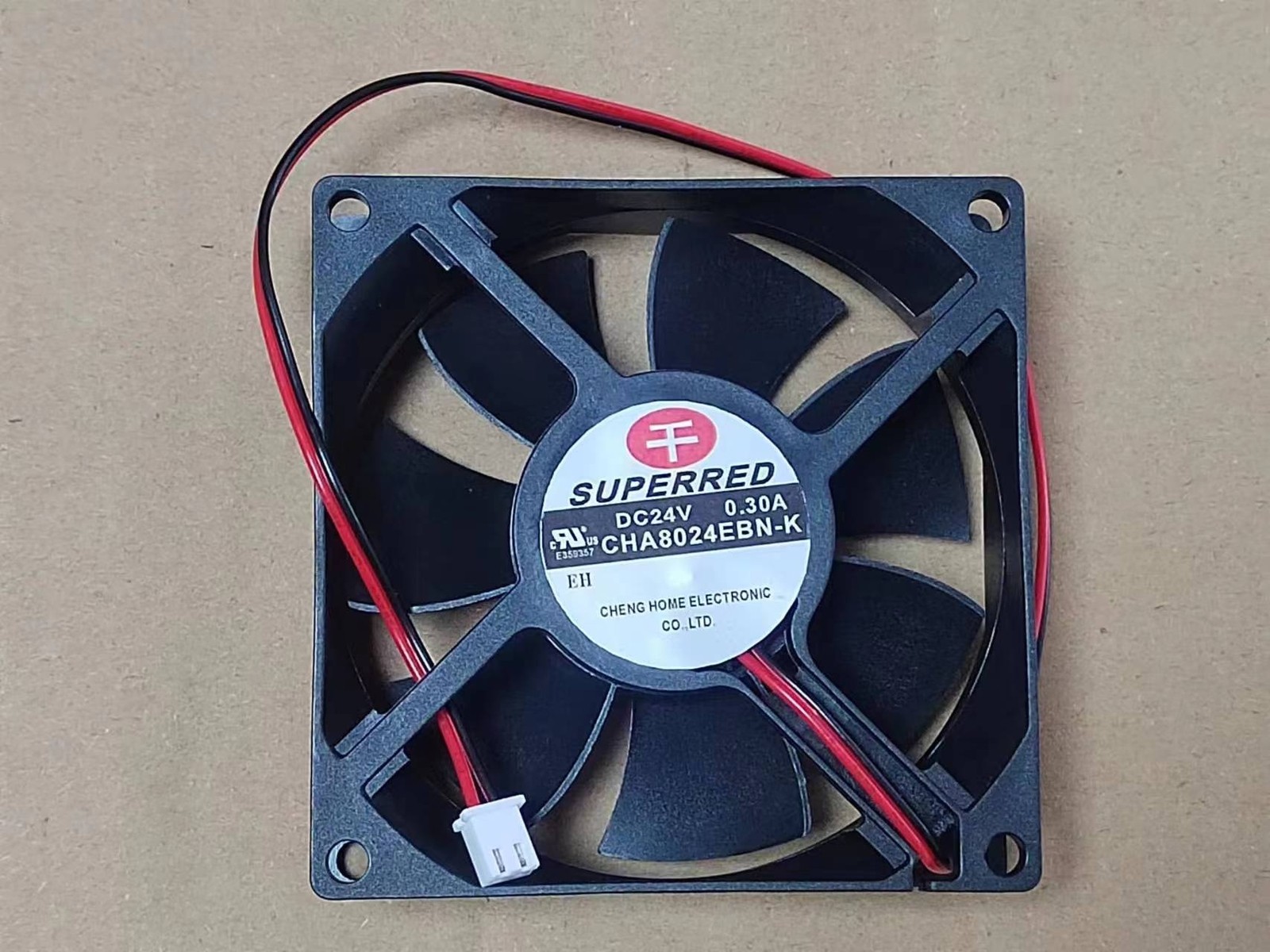 1PC SUPERRED DC24V 0.30A CHA8024EBN-K 8025 8CM inverter cooling fan