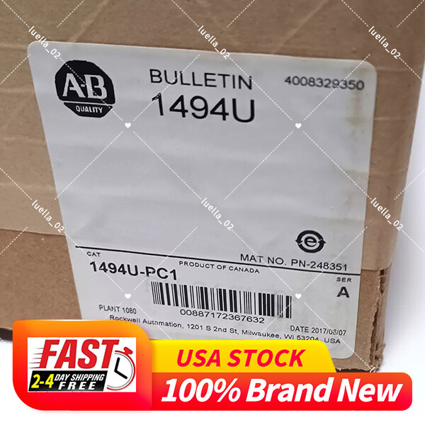 Allen Bradley 1494U-PC1 Disconnect Switch Fuse Protective Cover New Sealed