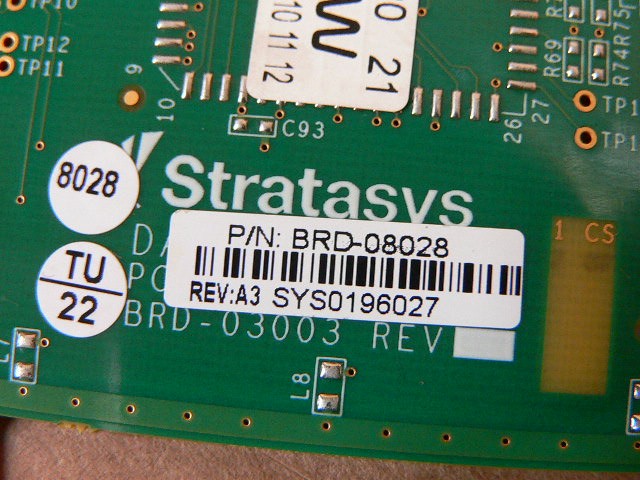 Stratasys Brd 08028 Rev A3 Circuit Board
