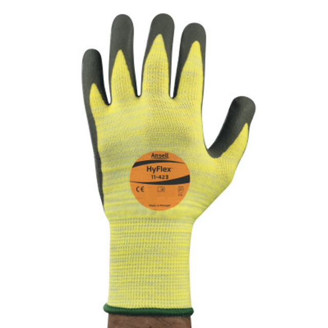 Hyflex Heat Resistant Gloves High Visibility Size 10 Yellow/Black