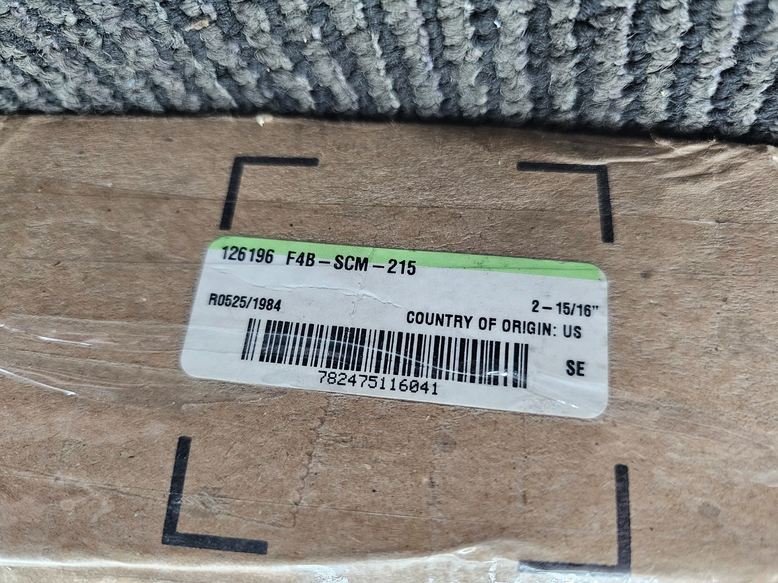 Dodge 126196 F4B-SCM-215 Flange-Mount Ball Bearing 2-15/16 in Bore 4-Bolt Flange