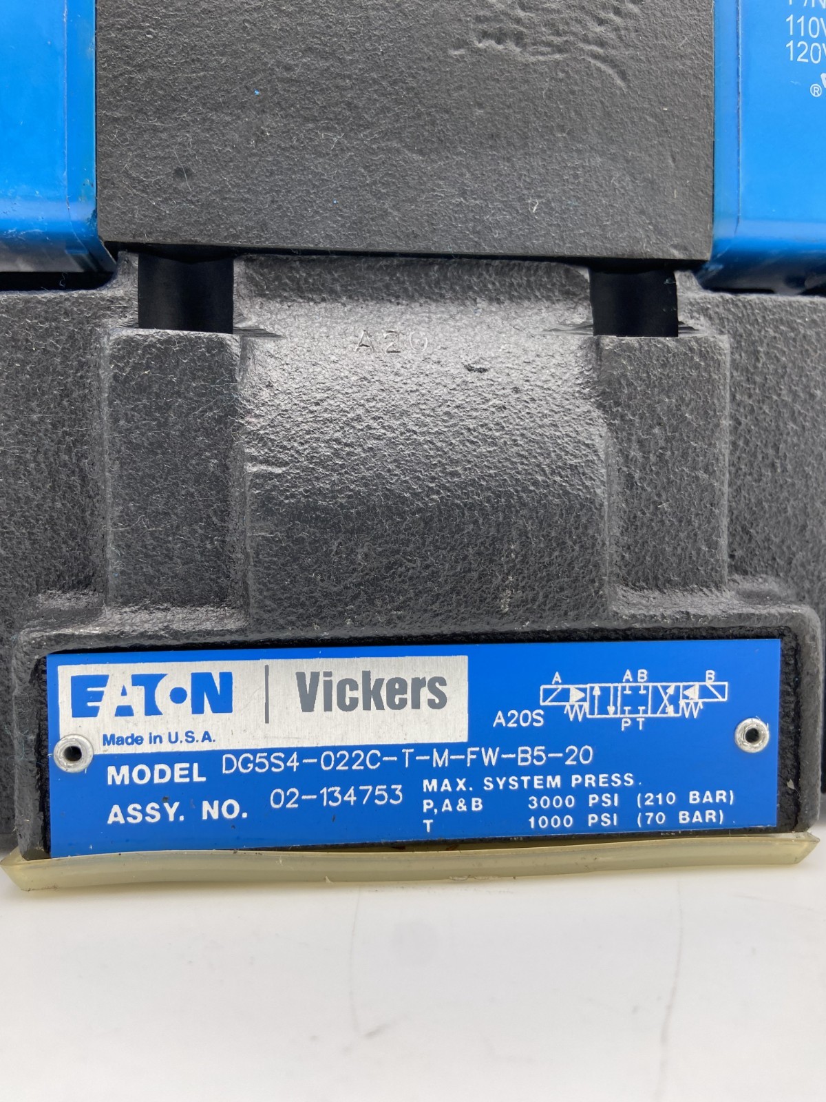 EATON | Vickers – Directional Valve – 02-134753, DG5S4 022C T M FW B5 20 – New