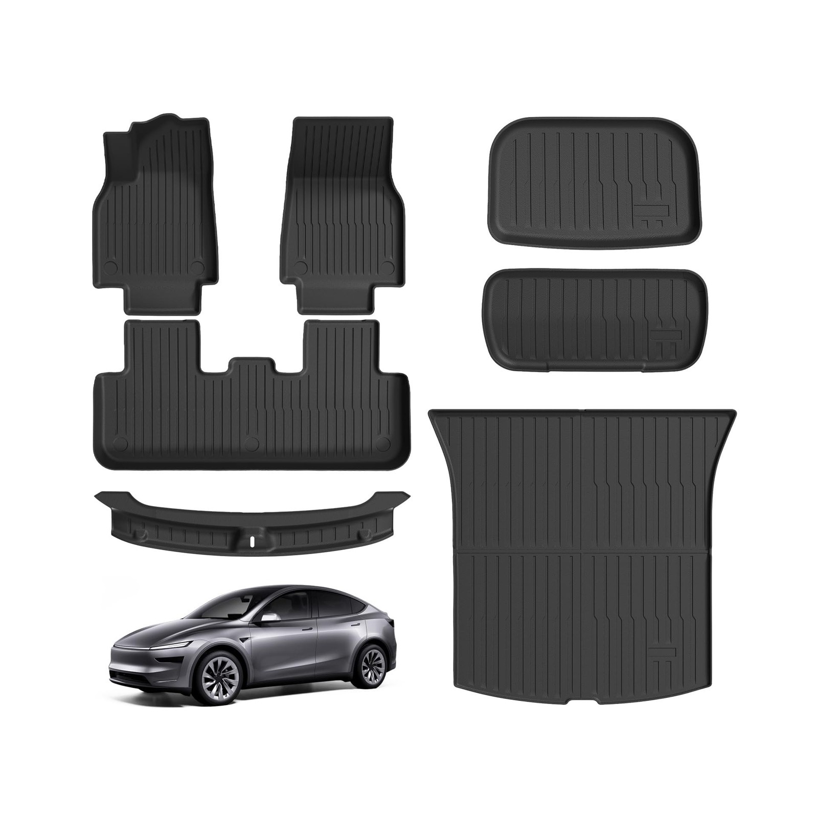 Floor Mats Trunk Mat for Tesla Model Y Juniper 2025 2026(5-Seat), All Weather…