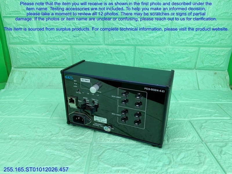 CCS PD3-5024-4-EI Control Unit MISSING LAMP as in photos, sn:9464, Tested, DHL