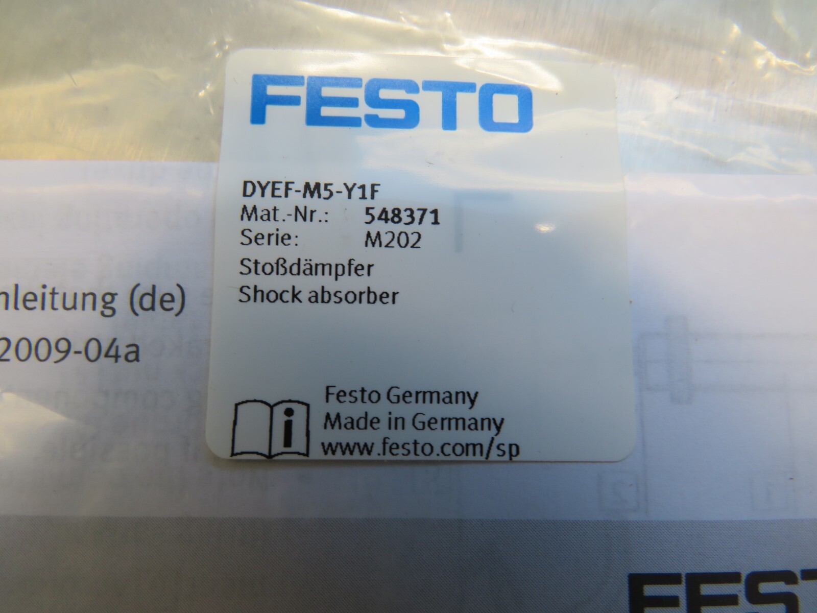 Festo DYEF-M5-Y1F Shock Absorber 548371 (USA SELLER)