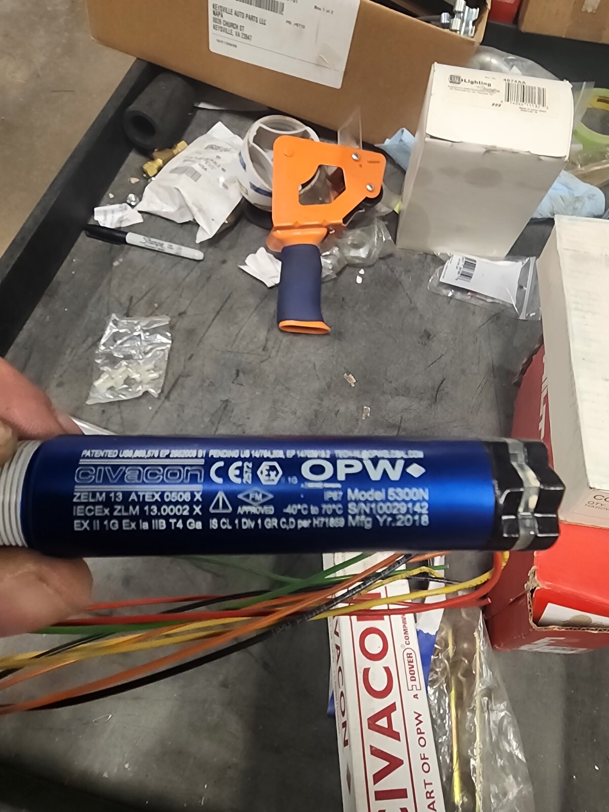 CIVACON 5300-12 5 WIRE OPTIC SENSOR N.A. COLORS 12″ TUBE