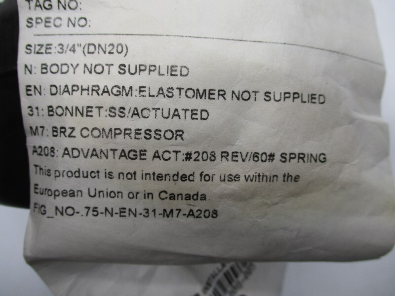 ITT .75-N-EN-31-M7-A208 90PSI 3/4″ NSNP