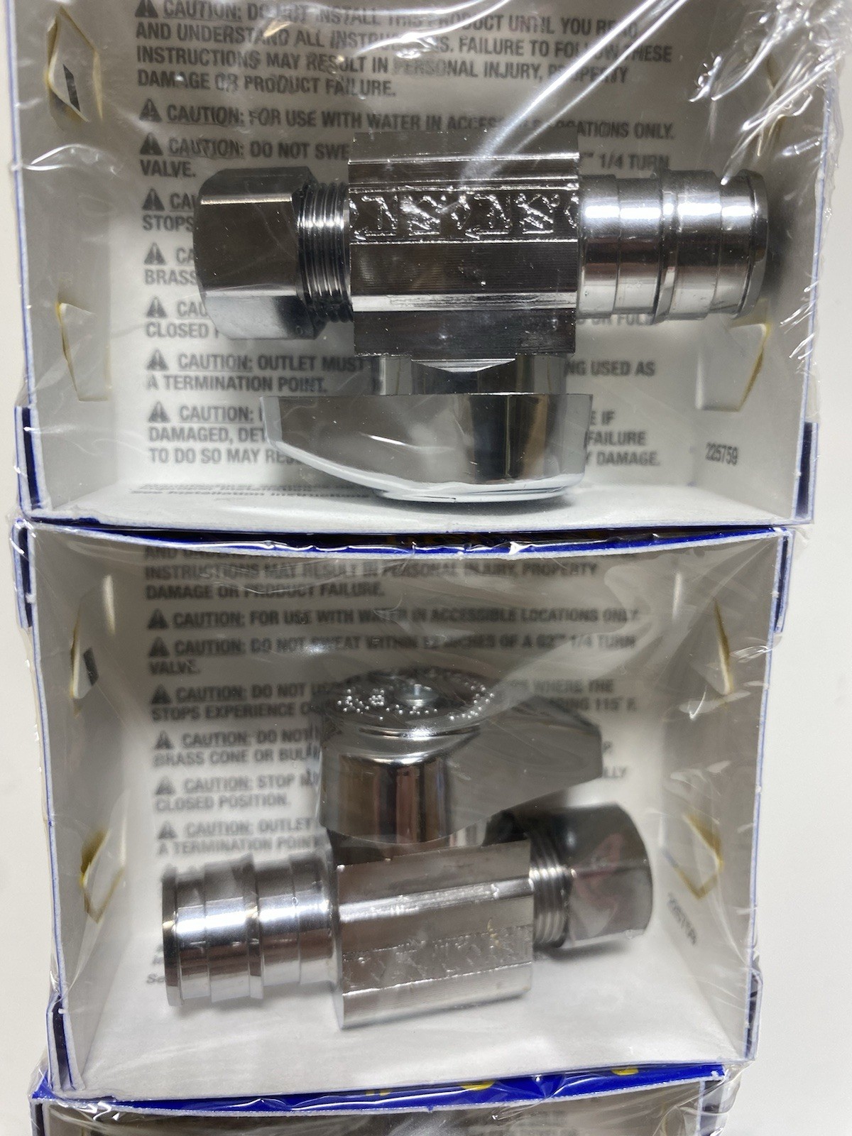 (25) BrassCraft G2CEPX14XC 1/4 Turn Stop Valve 1/2 x 3/8 PEX Barb x Comp PEX A