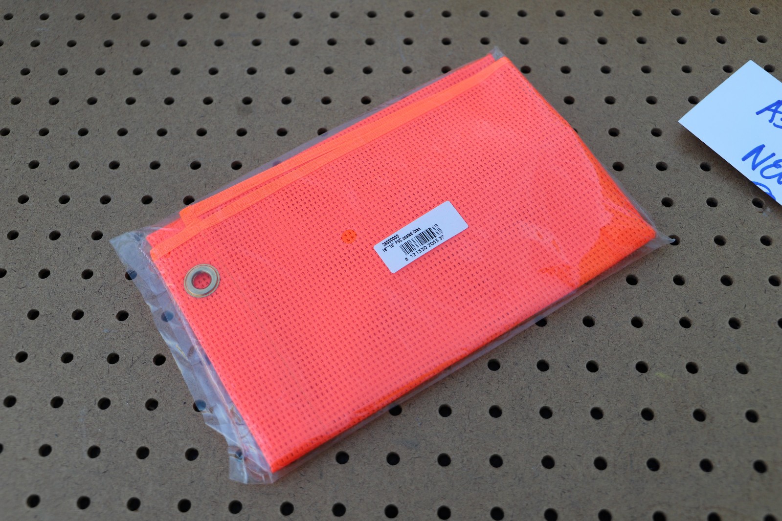 PVC COATED 18″ x 18″ ORANGE FLAG