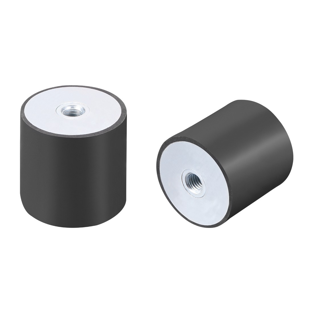 50 x 50mm M10 Thread Female Rubber Mount Silent block Base Block