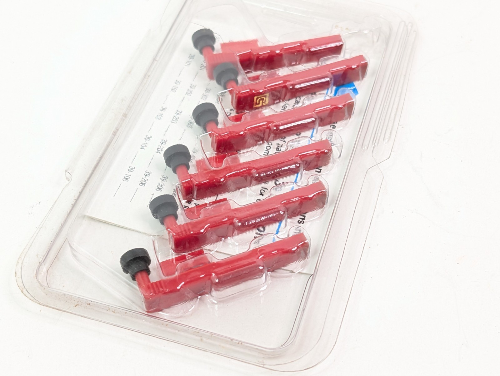 Graphic Controls Series 39 Disposable Snap-on Markers 82-39-0206-06 Red New