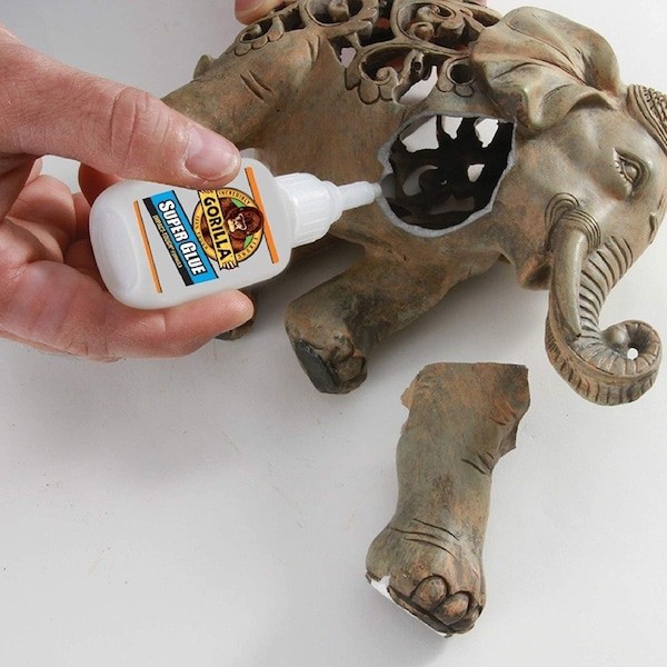 Gorilla Glue 7400202 Instant Adhesive, Super Glue Series, Clear, 0.88 Fl Oz,