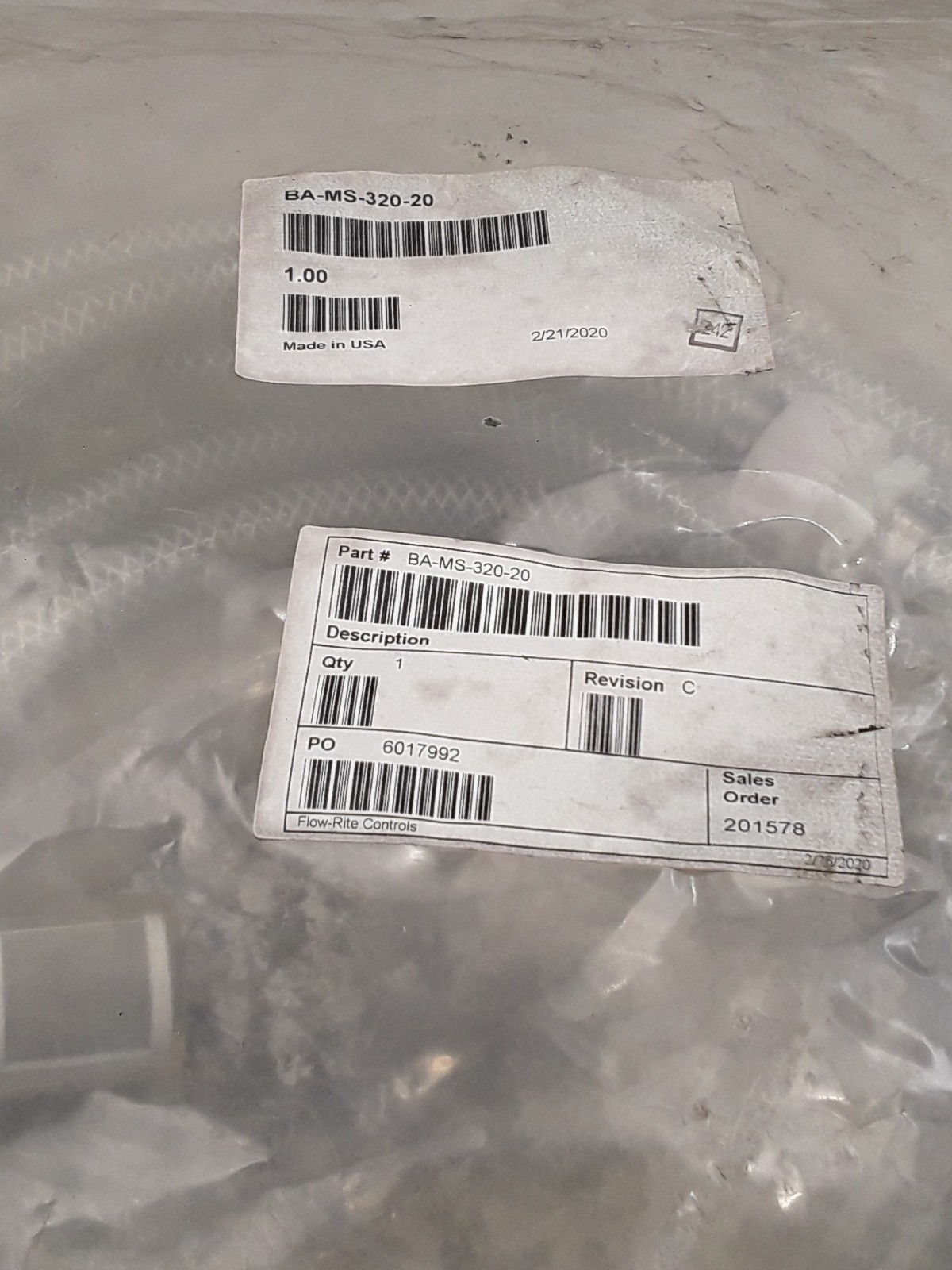 Flow Rite Milllennium Regulated Hose Supply BA-MS-320-20 (20′)