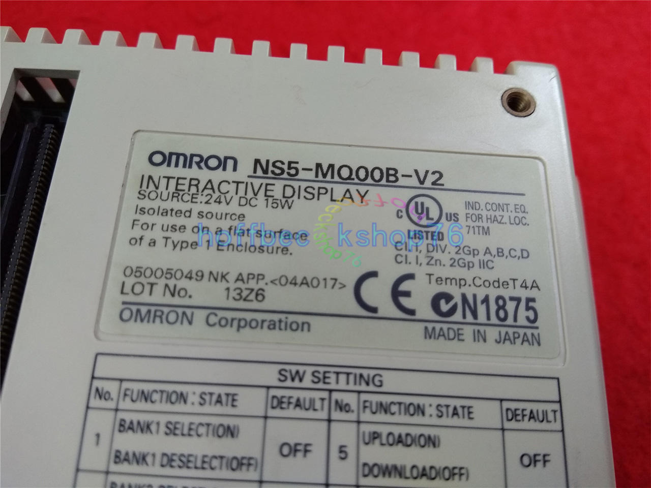 ONE Omron Interactive Display NS5-MQ00B-V2 Used