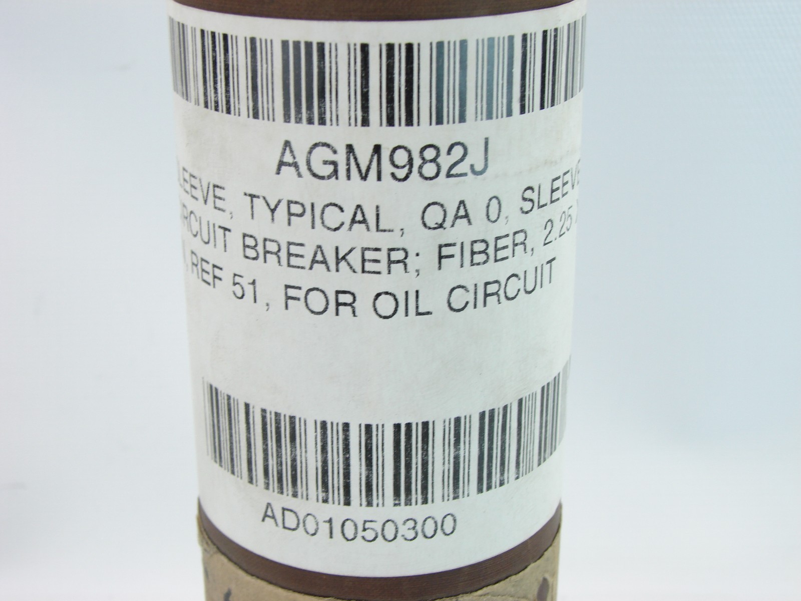 GE 6476425P1 Circuit Breaker Fiber Sleeve 2.25 X 8.5 For Type FK-439 Oil Blast