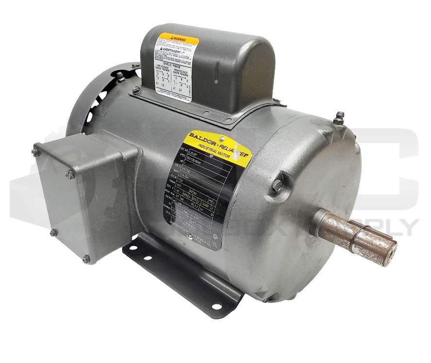 NEW BALDOR L3510T MOTOR 1HP 1PH 1725RPM FR: 143T, SPEC: 35CC001X945