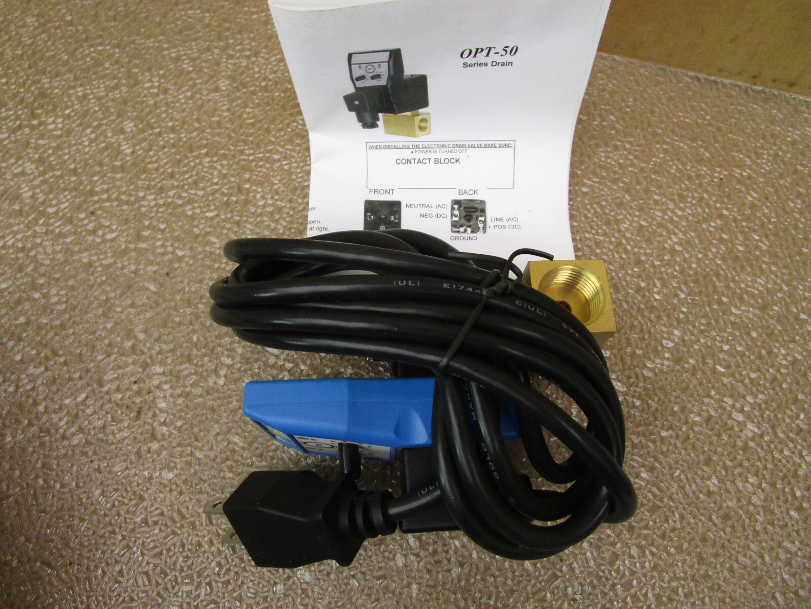 New Open Box Midwest Control OPT-50 1/2″ NPT/115VAC/230PSI 51772HM