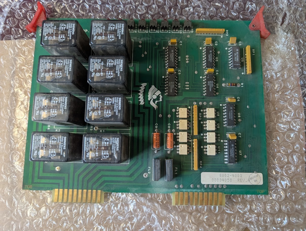 Control Chief Corp PWB 8002-4002 Relay PC Board