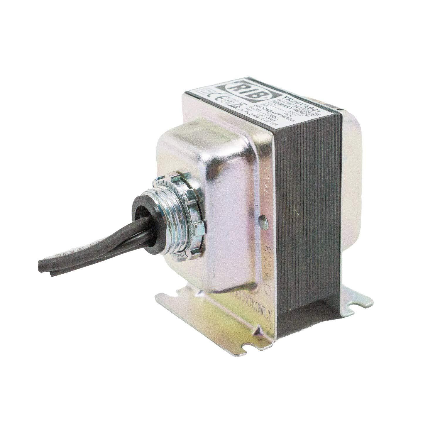 Functional Devices TR20VA001 Transformer 20VA 120 to 24 Vac Foot and Single