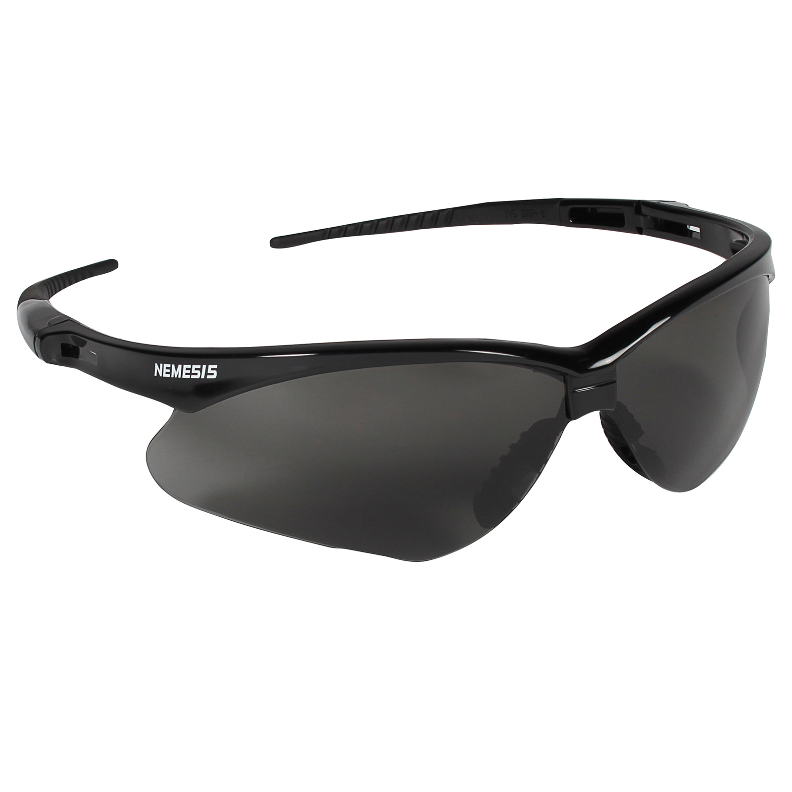 KLEENGUARD 22475 Nemesis Safety Glasses Smoke Lens Black Frame