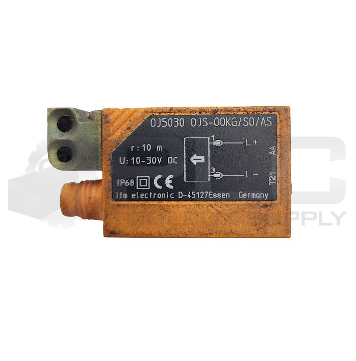IFM OJ5030 PHOTOELECTRIC SENSOR R=10M 10-30V DC OJS-OOKG/S0/AS