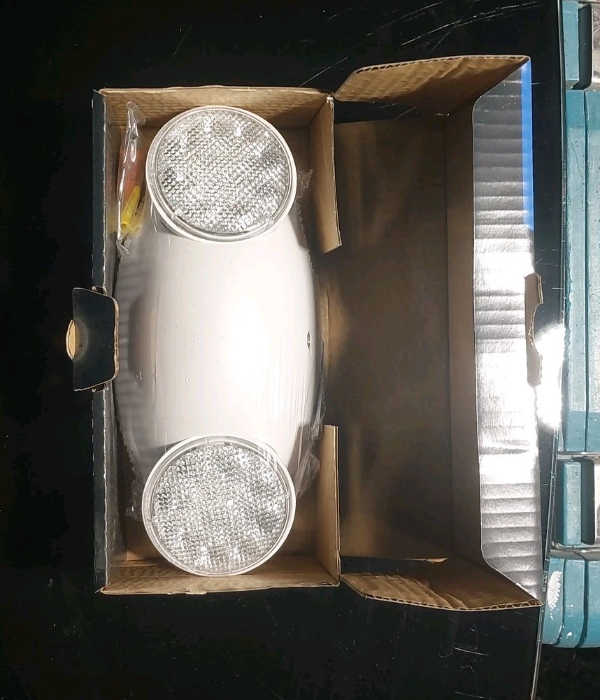Compass CU2RC Hubbell Lighting LED 2 Head Emergency Light with Remote Capacity