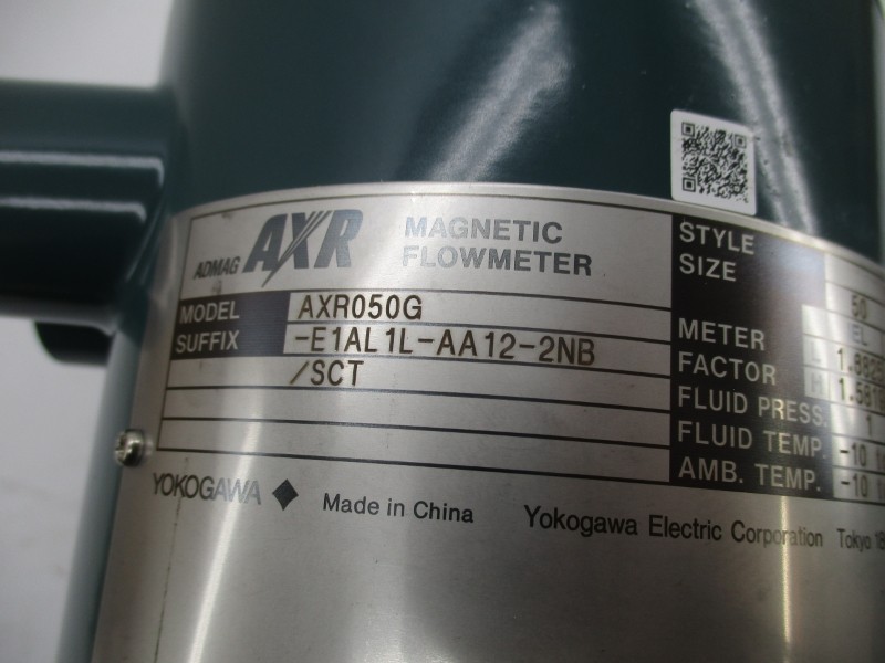 YOKOGAWA AXR050G AXR050G-E1AL1L-AA12-2NB/SCT 14.7-42VDC -10-130’C NSMP