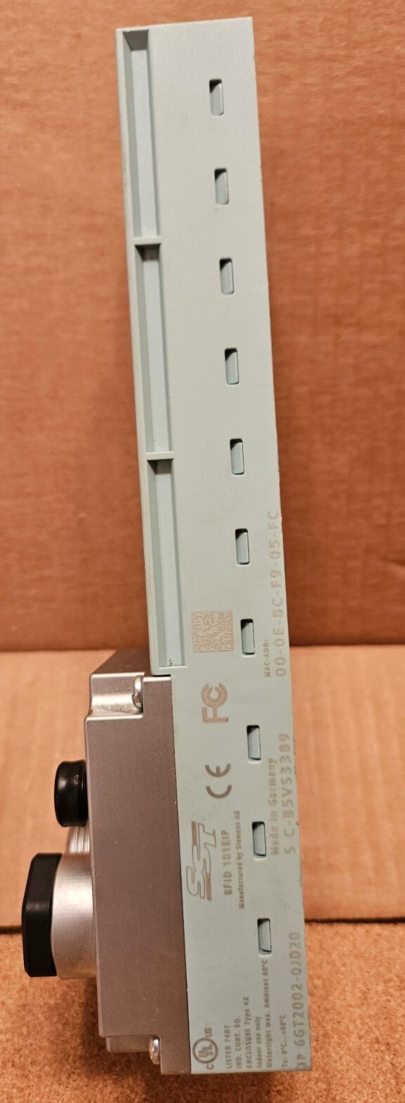 SIEMENS RFID 181EIP Ethernet Communication Module with 6GT2002-4JD00 Conn. Block