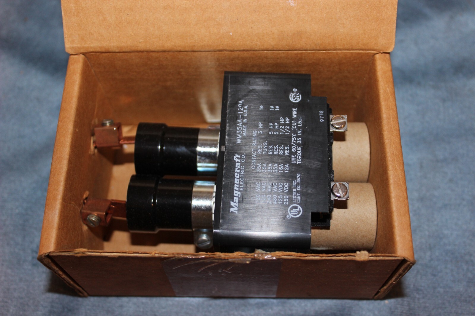 (New In Factory Box) Magnecraft WM35AA-120A Relay “6 month Warranty”
